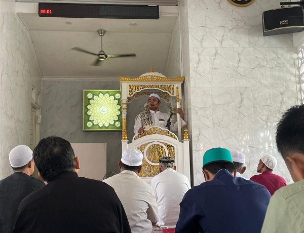 Khidmat dan Penuh Makna, Warga Binaan Rutan Balikpapan Ikuti Shalat Jumat dan Jumat Berkah