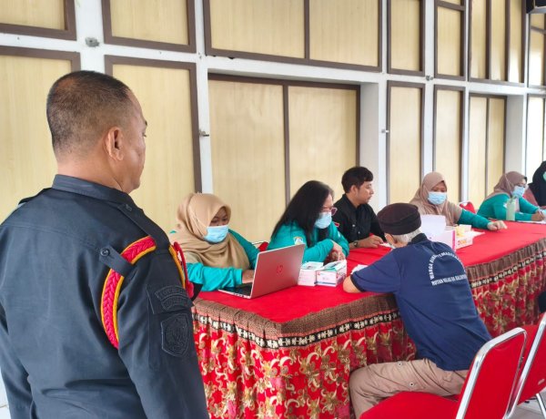 Peduli Hak Kesehatan Warga Binaan, Rutan Balikpapan Gelar Skrining Penyakit Menular dan Tidak Menular